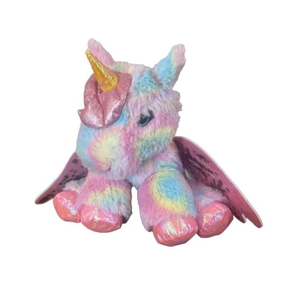 Barbie Unicorn Plush Stuffed Animal Toy Mattel 2021 Pastel Sound Works 10” - Picture 1 of 11